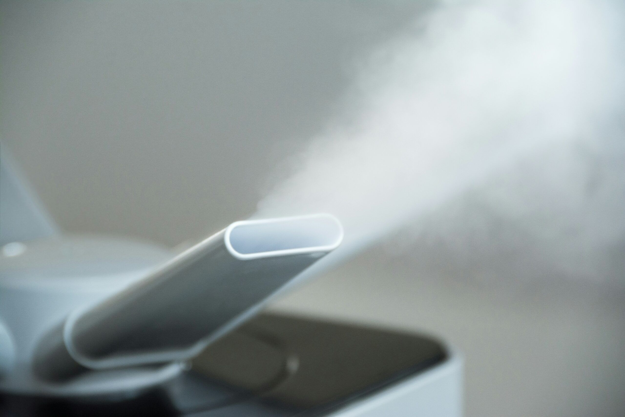 Limpieza con vapor seco.